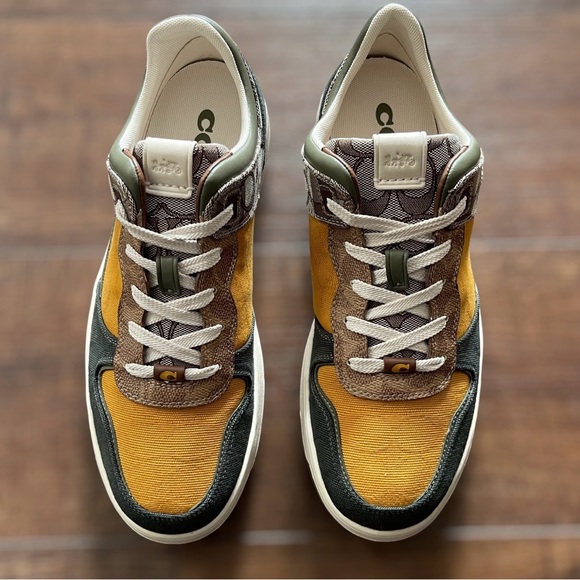 COACH C201 Mixed Signature 3 Sneakers• Size 10D • Men • This Color is Deadstock - Picture 3 of 16